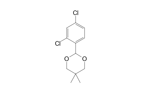 1,3-Dioxane, 2-(2,4-dichlorophenyl)-5,5-dimethyl-