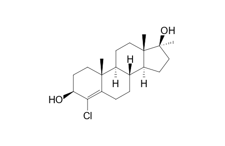 4-Chloro-17α-methyl-androst-4-ene-3β,17β-diol