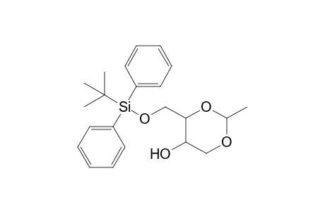 1-O-(t-Butyldiphenylsilyl)-2,4-O-ethylidenebutane-1,2,3,4-tetrol
