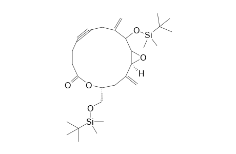 (1S,4R)-13-[(t-Butyl)dimethylsilyloxy]-4-{[(t-butyl)dimethylsilyloxy]methyl}-2,12-dimethylene-5,15-dioxabicyclo[12.1.0]pentadec-9-yn-6-one