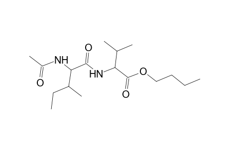 L-Valine, N-(N-acetyl-L-isoleucyl)-, butyl ester
