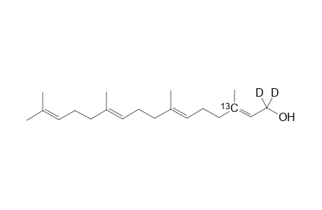 (2E)-(3-13C,1,1-2H2)Geranylgeraniol
