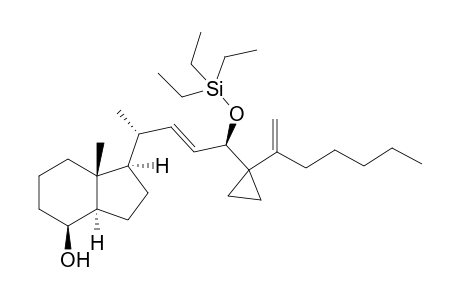 (22E)-(24R)-Des-A,B-25-(1-methylene-hexyl)-24-[(triethylsilyl)oxy]-26,27-cyclo-22-dehydrocholestane-8.beta.-ol