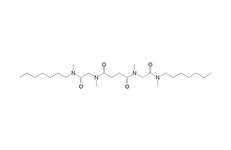 N,N'-Bis-[(heptyl-methyl-carbamoyl)-methyl]-N,N'-dimethyl-succinamide