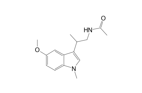 N-[2-(5-Methoxy-1-methyl-1H-indol-3-yl)propyl]-acetamide