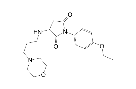 2,5-pyrrolidinedione, 1-(4-ethoxyphenyl)-3-[[3-(4-morpholinyl)propyl]amino]-