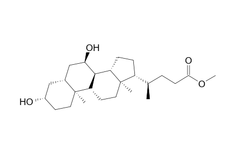 Methyl 3.beta.,7.alpha.-dihydroxy-5.alpha.-cholanate