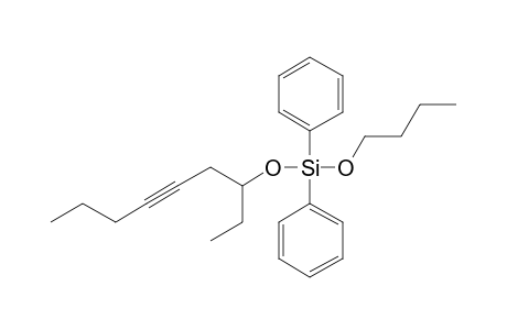 Silane, diphenylbutoxy(non-5-yn-3-yloxy)-