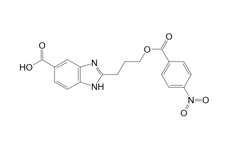 2-[3-(4-nitrobenzoyl)oxypropyl]-3H-benzimidazole-5-carboxylic acid