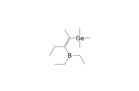 Borane, diethyl[1-ethyl-2-(trimethylgermyl)-1-propenyl]-, (E)-