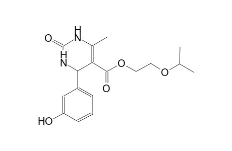 5-pyrimidinecarboxylic acid, 1,2,3,4-tetrahydro-4-(3-hydroxyphenyl)-6-methyl-2-oxo-, 2-(1-methylethoxy)ethyl ester