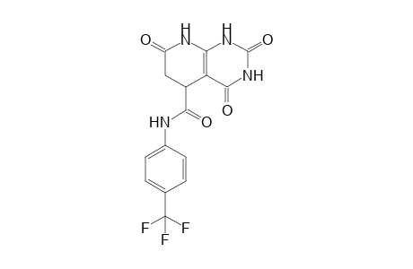 2,4,7-Trioxo-N-[4-(trifluoromethyl)phenyl]-1,2,3,4,5,6,7,8-octahydropyrido[2,3-d]pyrimidine-5-carboxamide