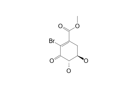 METHYL-(4S,5R)-2-BROMO-4,5-DIHYDROXY-3-OXOCYCLOHEX-1-ENECARBOXYLATE