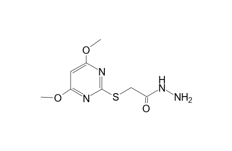 2-[(4,6-Dimethoxy-2-pyrimidinyl)sulfanyl]acetohydrazide