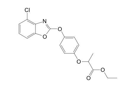 ETHYL-2-[4-(4-CHLORO-2-BENZOXAZOLYL)-PHENOXY]-PROPANOATE
