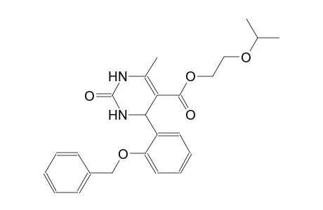 5-pyrimidinecarboxylic acid, 1,2,3,4-tetrahydro-6-methyl-2-oxo-4-[2-(phenylmethoxy)phenyl]-, 2-(1-methylethoxy)ethyl ester