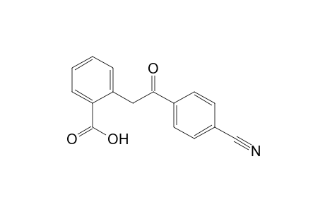 2-[2-(4-Cyanophenyl)-2-oxoethyl]benzoic acid