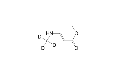 1-Methoxycarbonyl-2-trideuteromethylaminoethene
