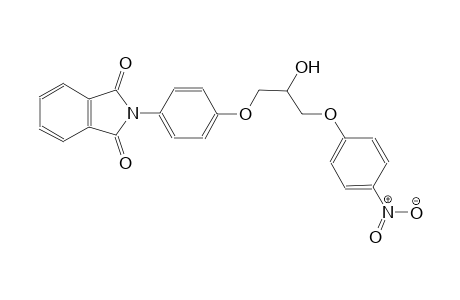 1H-isoindole-1,3(2H)-dione, 2-[4-[2-hydroxy-3-(4-nitrophenoxy)propoxy]phenyl]-