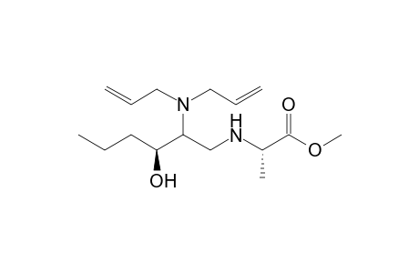 (2S)-2-[[(2R,3R)-2-(diallylamino)-3-hydroxy-hexyl]amino]propionic acid methyl ester