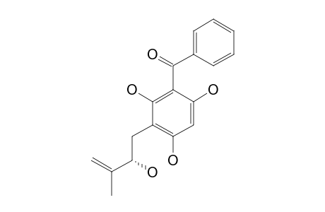 HELINIVENE-B;1-BENZOYL-3-(2S-HYDROXYL-3-METHYLBUT-3-ENYL)-PHLOROGLUCINOL