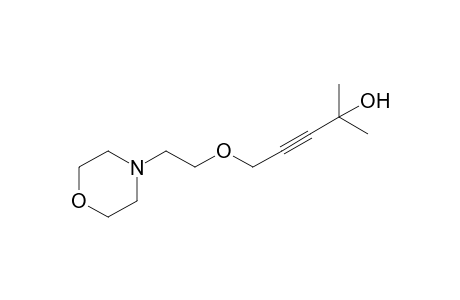 2-methyl-5-(2-morpholinoethoxy)-3-pentyn-2-ol