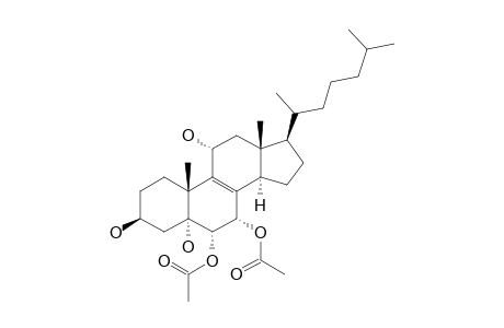 CHOLEST-8-ENE-3-BETA,5-ALPHA,6-ALPHA,7-ALPHA,10-ALPHA-PENTOL-6,7-DIACETATE