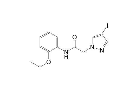 1H-Pyrazole-1-acetamide, N-(2-ethoxyphenyl)-4-iodo-
