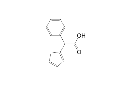 Benzeneacetic acid, .alpha.-cyclopentadienyl-