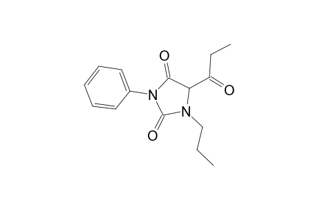 3-Phenyl-5-propionyl-1-propylimidazolidine-2,4-dione