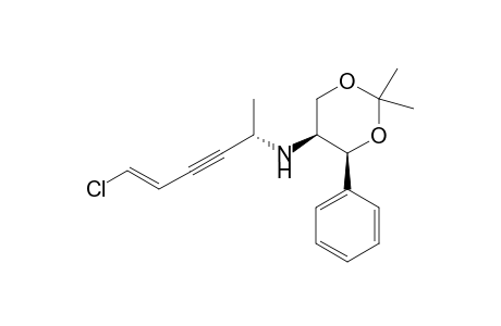 2,2-Dimethyl-4-phenyl-N-(6'-(chlorohex-5'-en-3'-yn-2'-yl)-1,3-dioxan-5-amine
