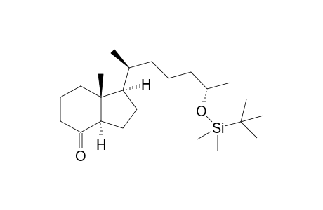 (20S)-des-A,B-20-[(4S)-tert-butyldimethylsilyloxy-pentyl]pregnan-8-one