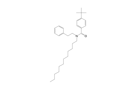 Benzamide, 4-(tert-butyl)-N-(2-phenylethyl)-N-dodecyl-