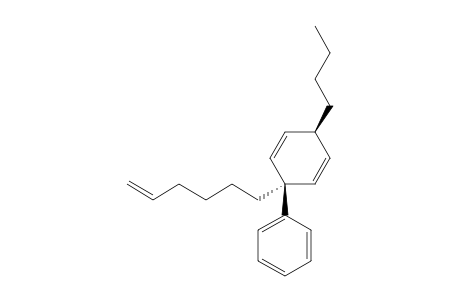 cis-(4-Butyl-1-(hex-5-enyl)cyclohexa-2,5-dienyl)benzene