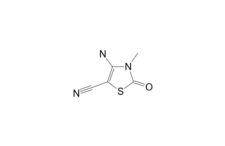 4-amino-2-keto-3-methyl-thiazole-5-carbonitrile