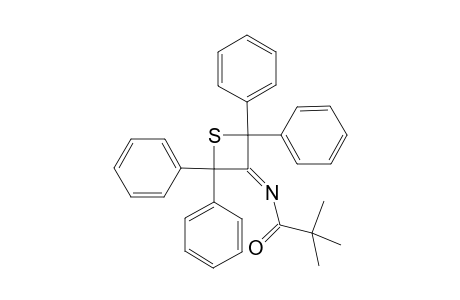 2,2-Dimethyl-N-(2,2,4,4-tetraphenyl-3-thietanylidene)propanamide
