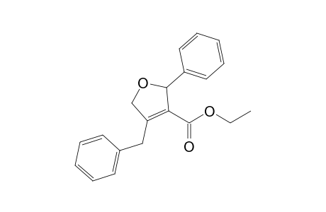 2-Phenyl-4-(phenylmethyl)-2,5-dihydrofuran-3-carboxylic acid ethyl ester