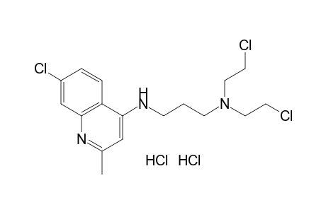 7-chloro-4-{3-[bis(2-chloroethyl)amino]propylamino}-2-methylquinoline, dihydrochloride