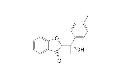 (2S)-2-[(1S)-1'-(p-Methylphenyl)-1'-hydroxyethyl]-1,3-benzoxathiol-3(2H)-oxide