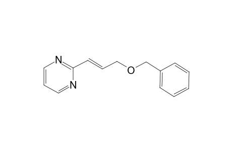 2-[(E)-3-benzoxyprop-1-enyl]pyrimidine