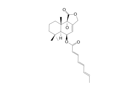 (2'E,4'E,6'E)-6-(1'-CARBOXYOCTA-2',4',6'-TRIENE)-9-HYDROXYDRIM-7-ENE-11,12-OLIDE