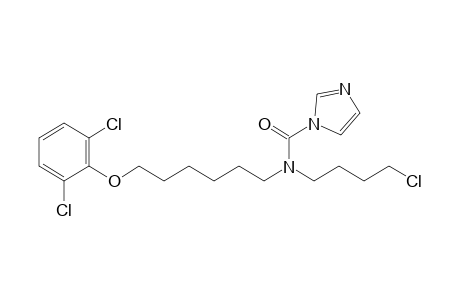 N-(4-Chlorobutyl)-N-(6-[2,6-dichlorophenoxy]hexyl)imidazole-1-carboxamide
