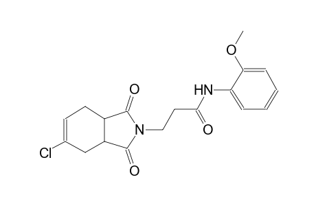1H-isoindole-2-propanamide, 5-chloro-2,3,3a,4,7,7a-hexahydro-N-(2-methoxyphenyl)-1,3-dioxo-