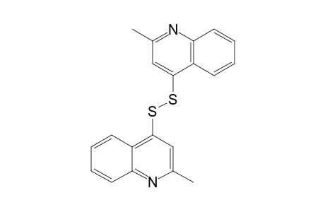 Quinoline, 4,4'-dithiobis[2-methyl-