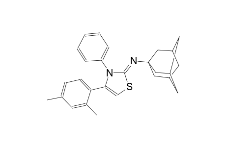 N-((2Z)-4-(2,4-dimethylphenyl)-3-phenyl-1,3-thiazol-2(3H)-ylidene)-1-adamantanamine