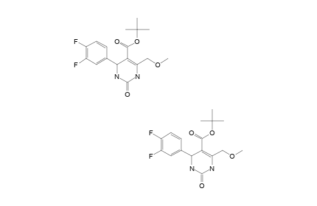 TERT.-BUTYL-4-(3,4-DIFLUOROPHENYL)-6-(METHOXYMETHYL)-2-OXO-1,2,3,4-TETRAHYDRO-PYRIMIDINE-5-CARBOXYLATE