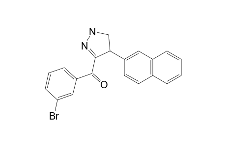 (3-bromophenyl)-(4-naphthalen-2-yl-4,5-dihydro-1H-pyrazol-3-yl)methanone