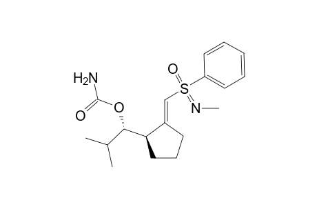 .alpha.-(1'-Methylethyl)-3-[N-methyl-S-(phenylsulfonimidoyl)methylene}]cyclopentylmethyl carbamate