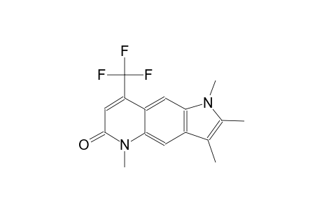 6H-pyrrolo[2,3-g]quinolin-6-one, 1,5-dihydro-1,2,3,5-tetramethyl-8-(trifluoromethyl)-