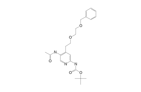 TERT.-BUTYL-N-[5-ACETAMIDO-4-(2-BENZYLOXY-ETHOXY)-ETHYL-PYRIDIN-2-YL]-CARBAMATE